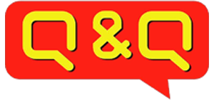 Obraz przedstawia logotyp firmy Q&Q Centrum chińskie