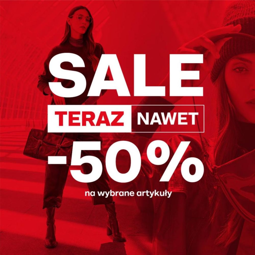wyprzedaż w Deichmann w galerii solnej. Nawet do 50%